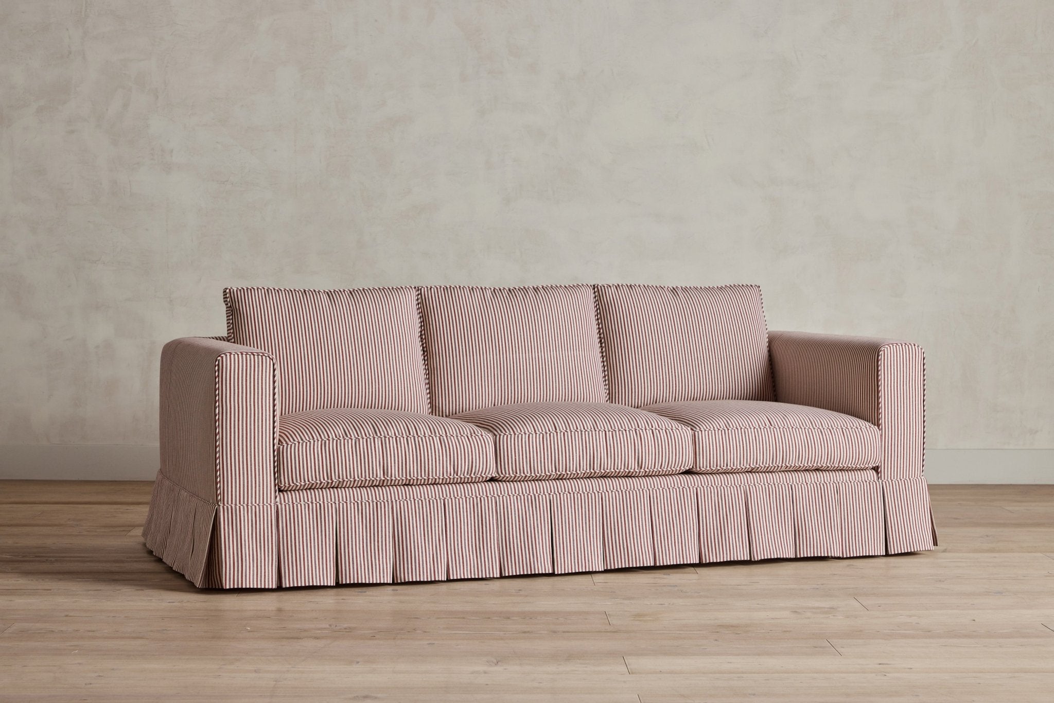 Shown in Customer's Own Material (Italian Red/Purple Stripe), 84 In.
