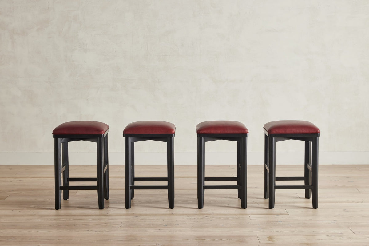Nickey Kehoe Upholstered Counter Stool - In Stock (NYC) - Nickey Kehoe