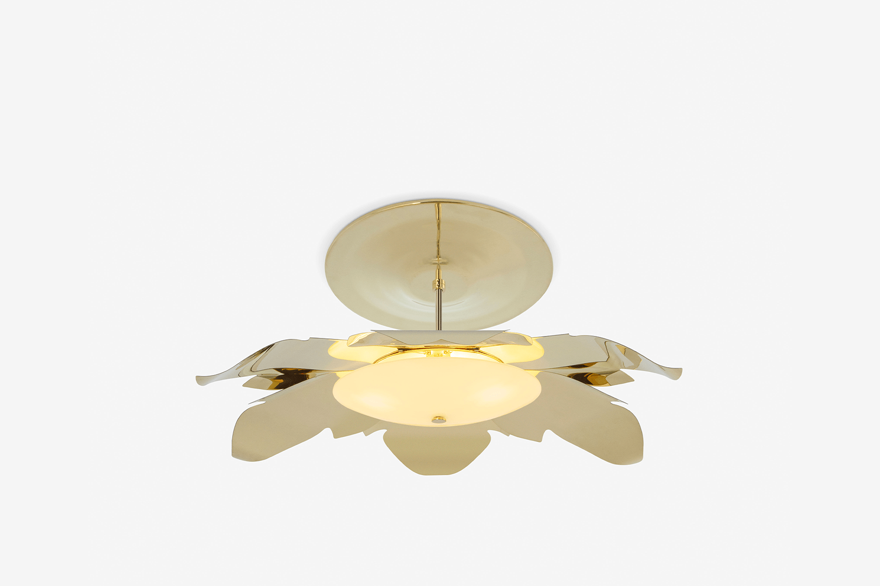 Shown in Polished Brass Lacquered