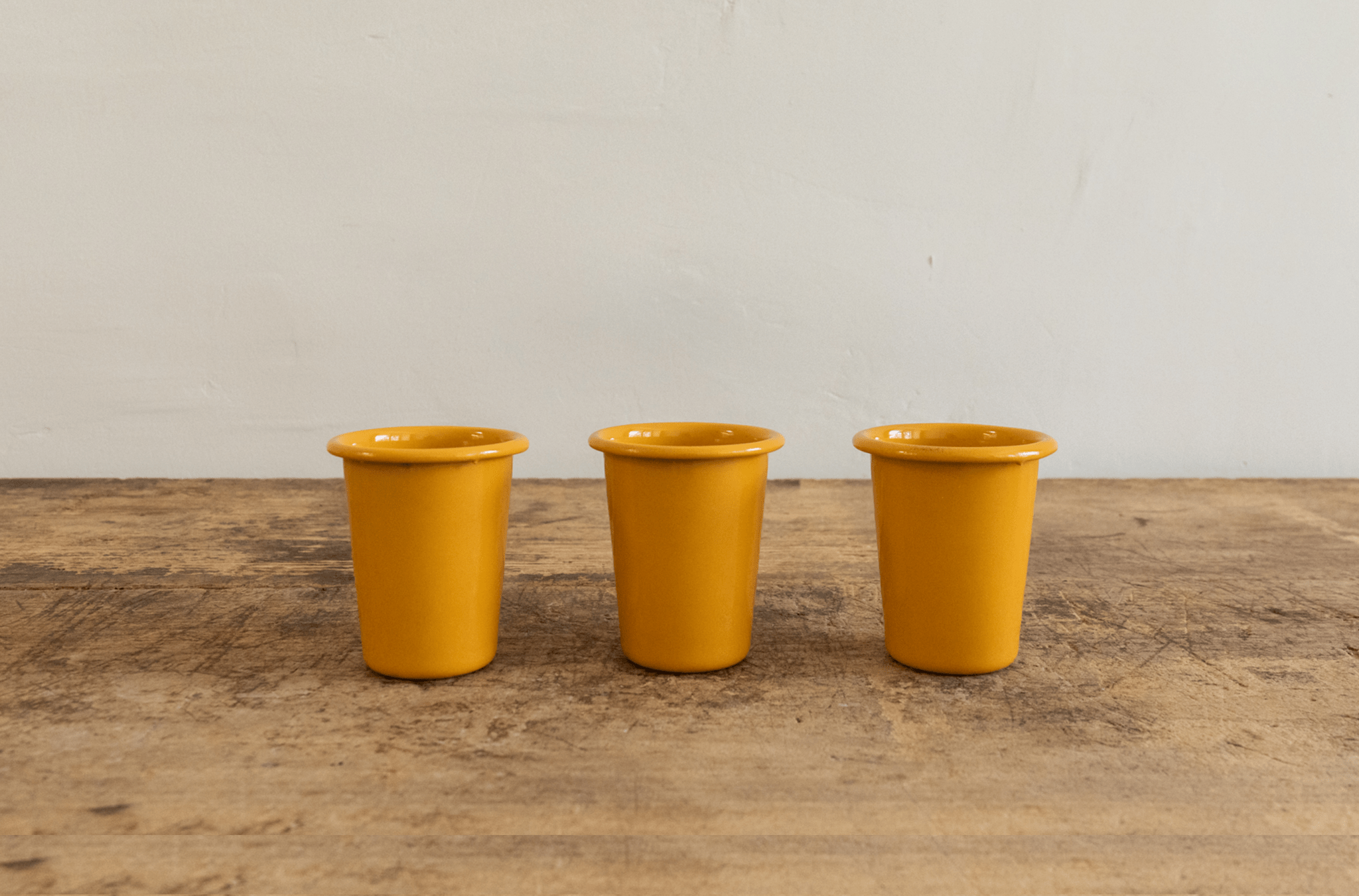 Nickey Kehoe Yellow Enamelware Tumbler - Nickey Kehoe