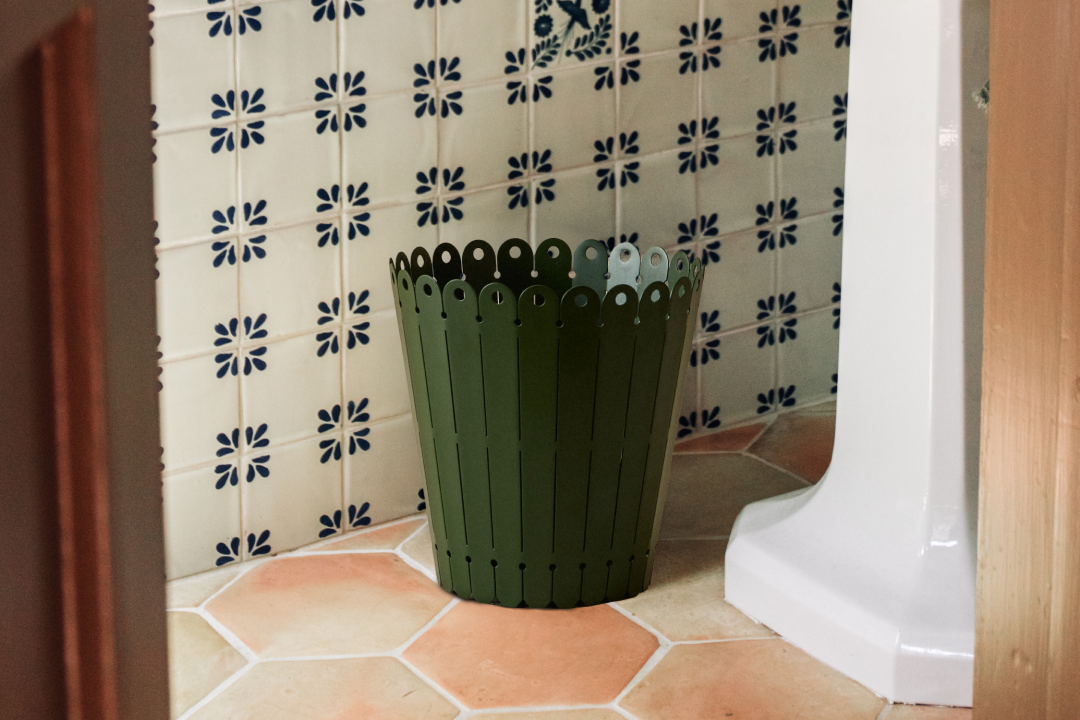 Painted Lady Waste Bin