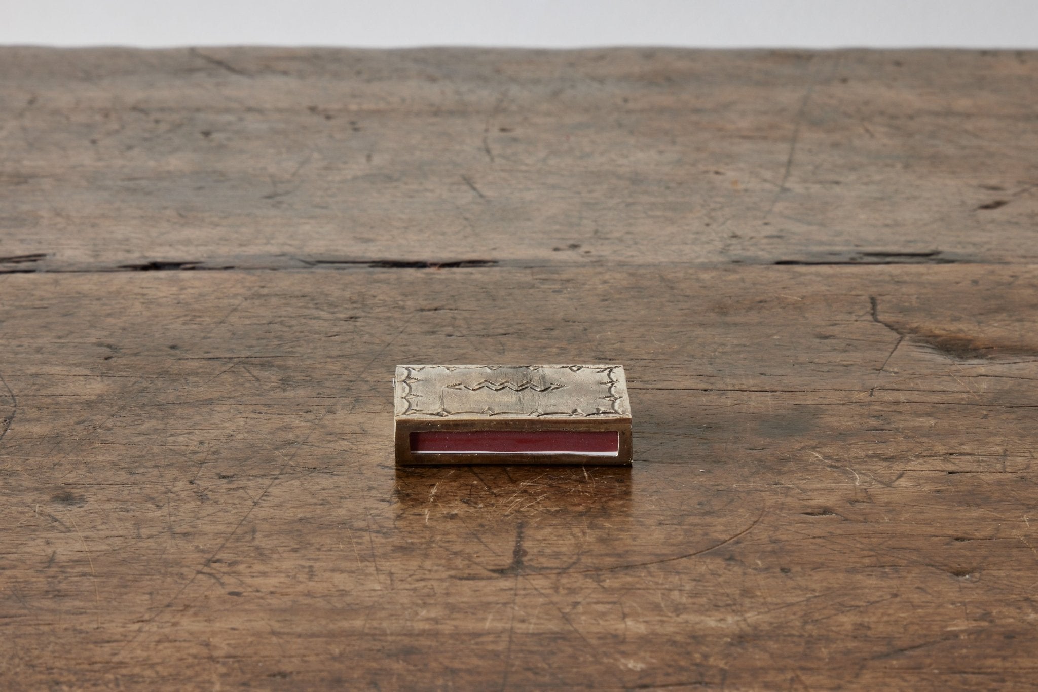 Silver Stamped Silver Matchbox Cover, Small - Nickey Kehoe
