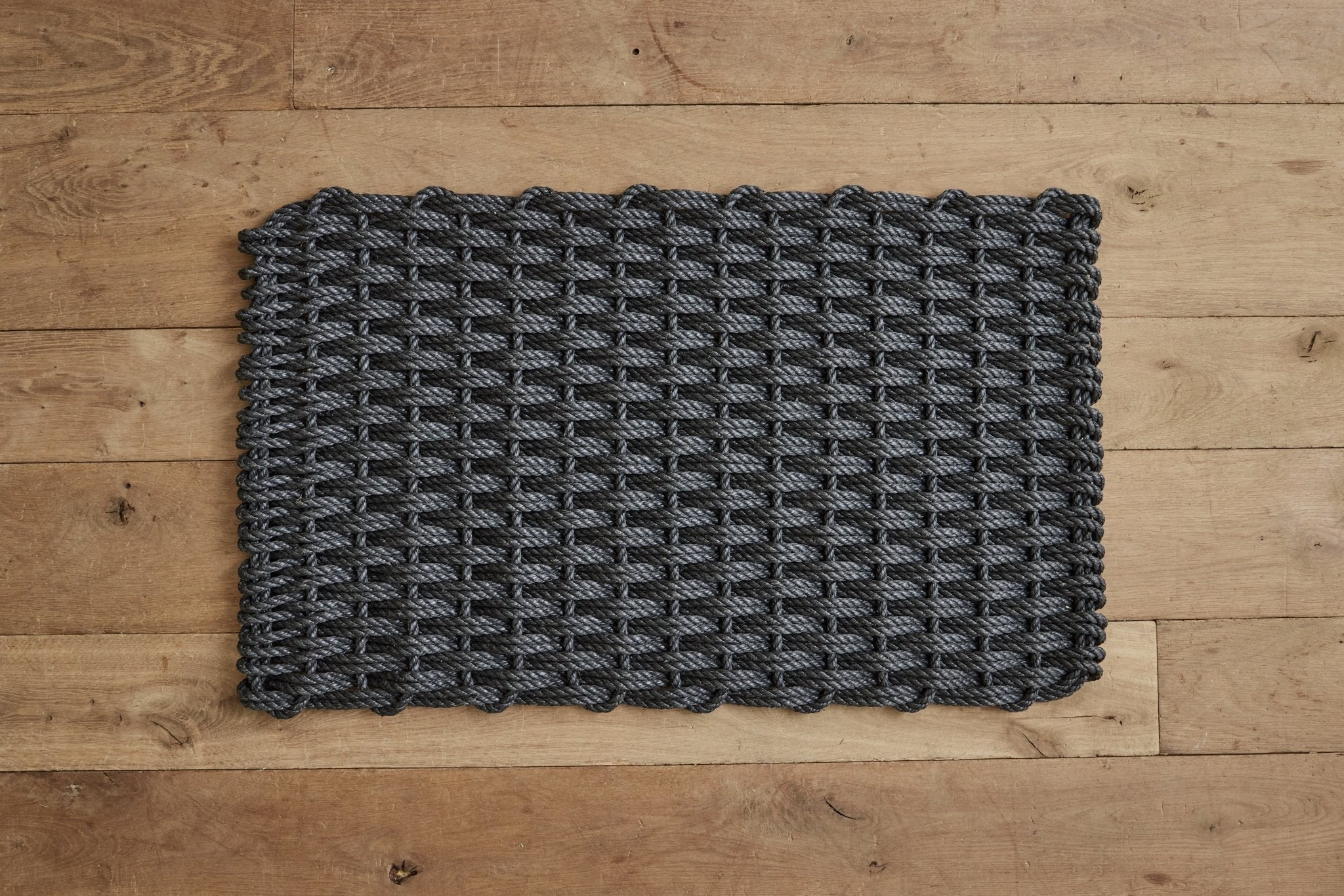 Woven Doormat Large in Charcoal - Nickey Kehoe