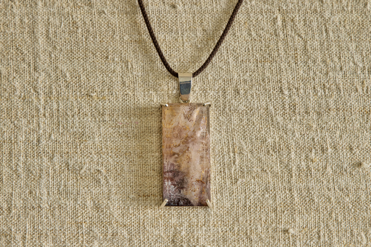 Hematoid Quartz Pendant II Necklace