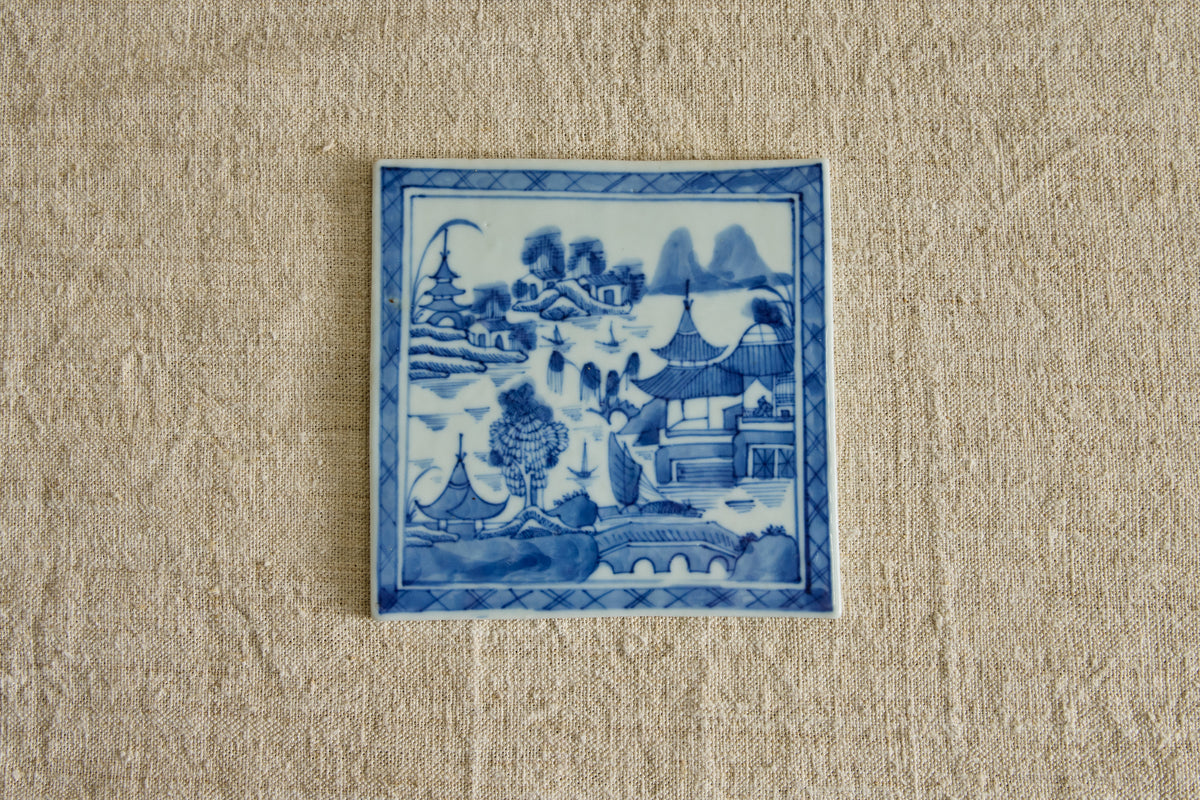 Blue Canton Tile Trivet