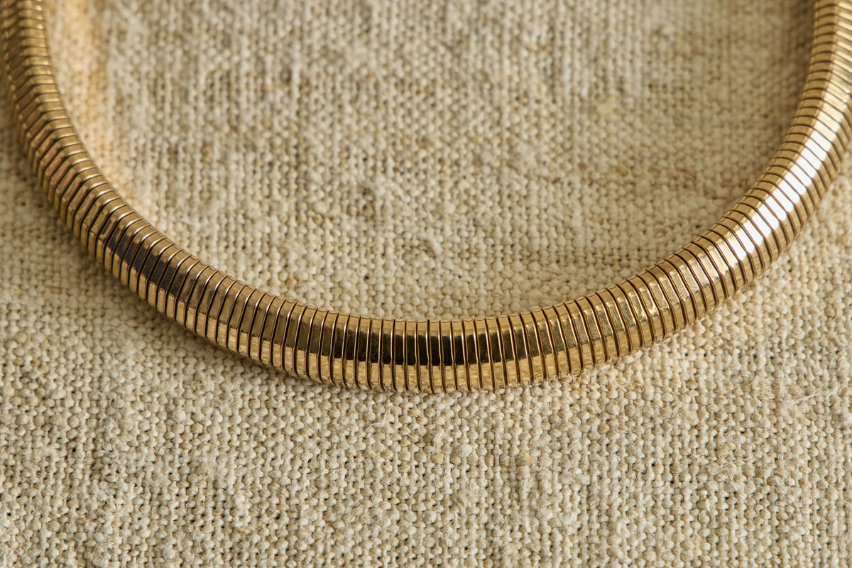 1940's Tubogas Choker Necklace