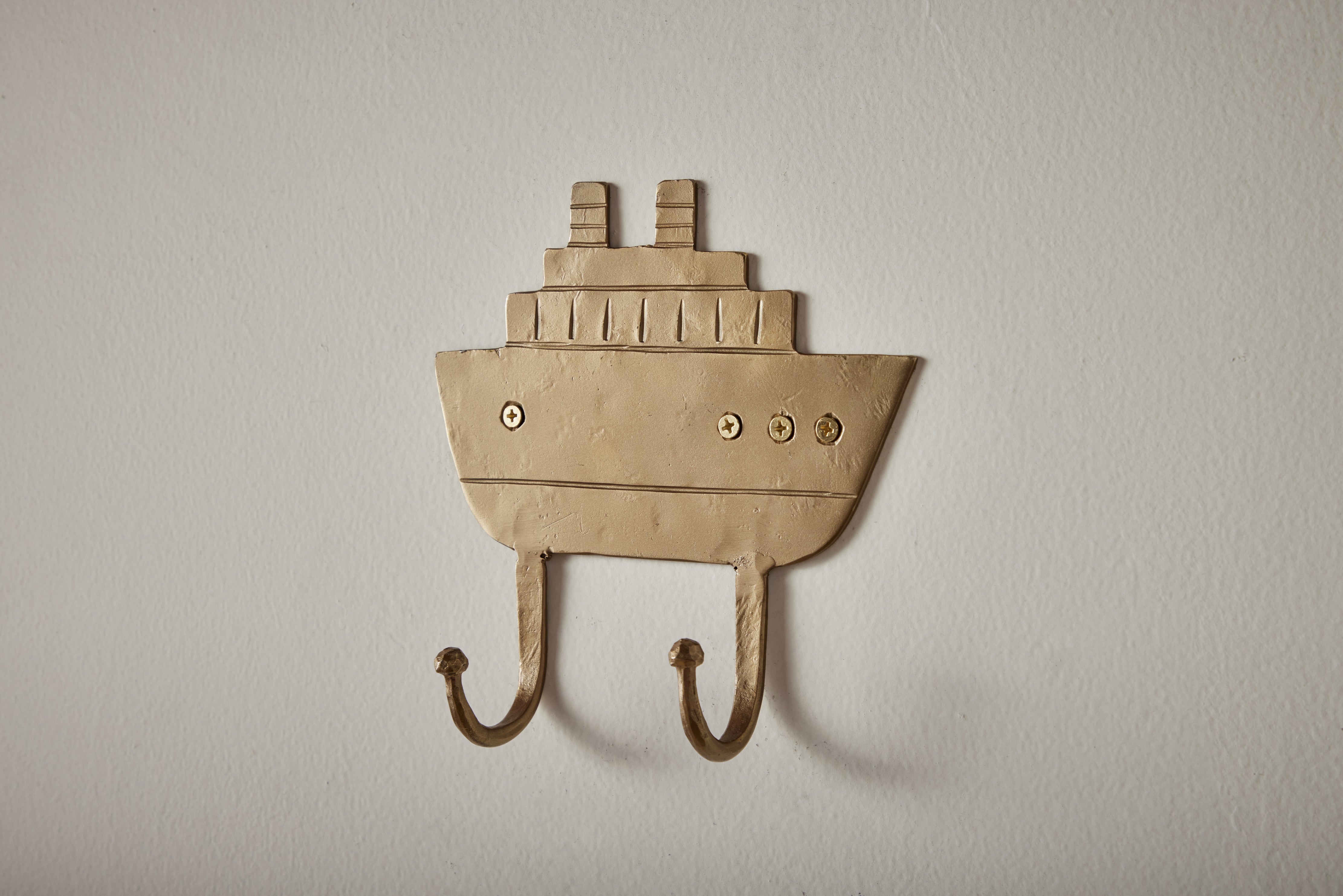 Vintage Brass Bow Wall Hooks | Shop THRILLING