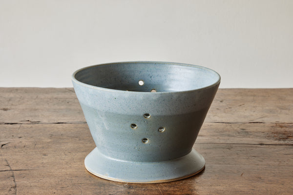Nickey Kehoe, Ceramic Colander in Blue