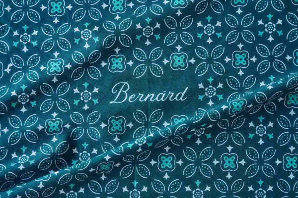 Bernard, Teal Bandana