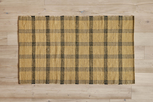 Nickey Kehoe, Plaid Rug in Wheat 3 x 5' - In Stock