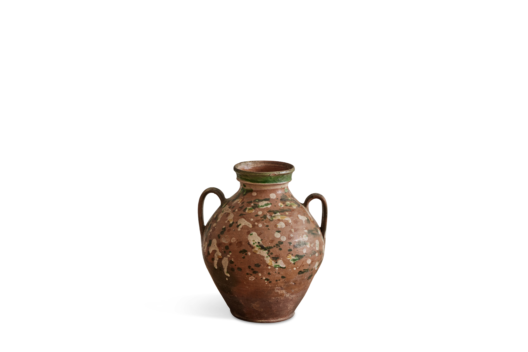Medium Scandinavian Painted Pot