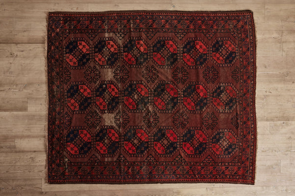 1930s Ersari Rug 8 x 9’11 (LA) - Nickey Kehoe