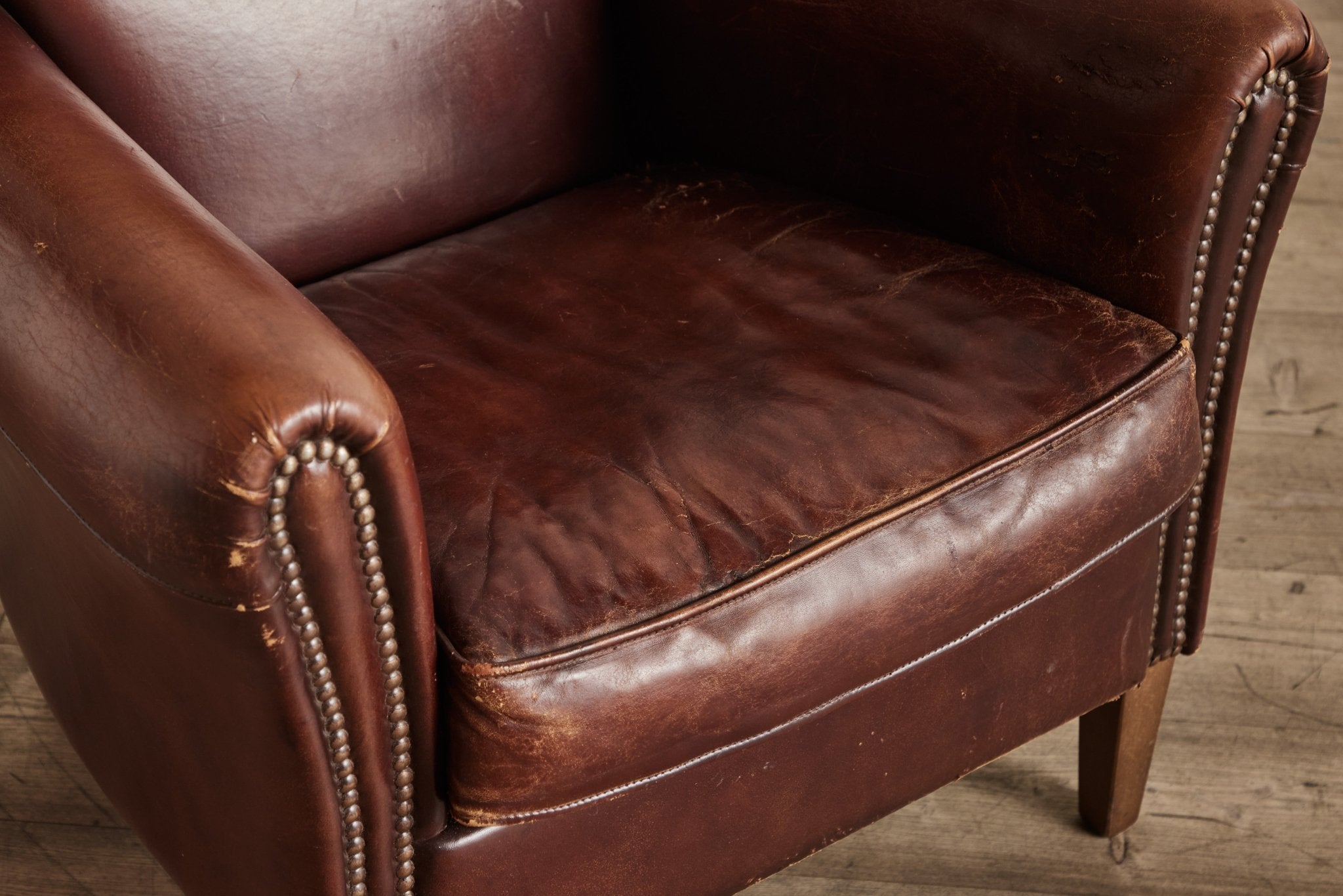 1940s Leather Armchair (LA) - Nickey Kehoe