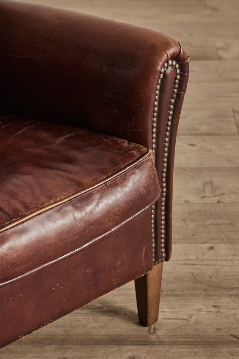 1940s Leather Armchair (LA) - Nickey Kehoe