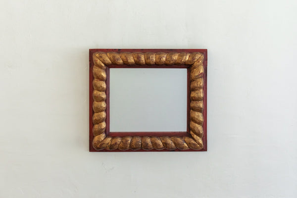 19th Century Carved Wood Mirror (LA) - Nickey Kehoe