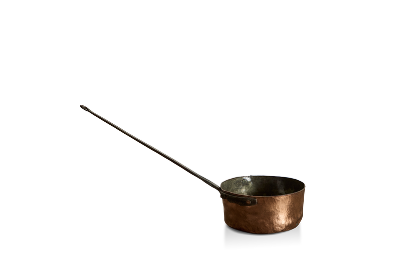 Long Handle Copper Pot