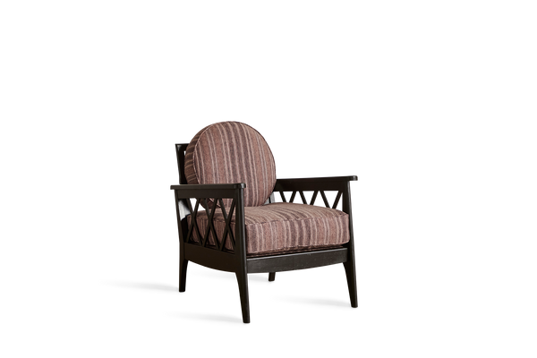 Lattice Wood Armchairs