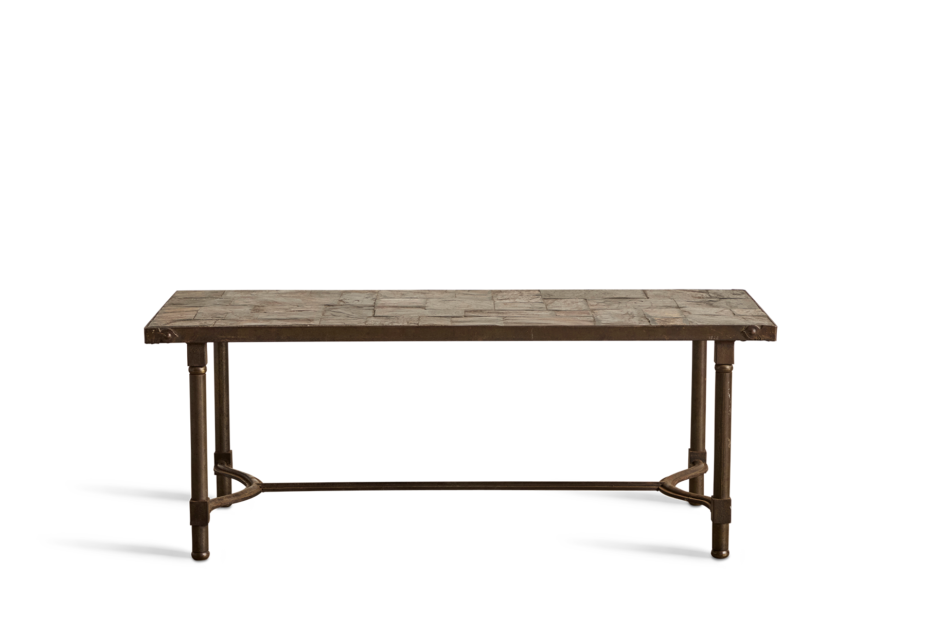 Slate & Iron Coffee Table (LA)