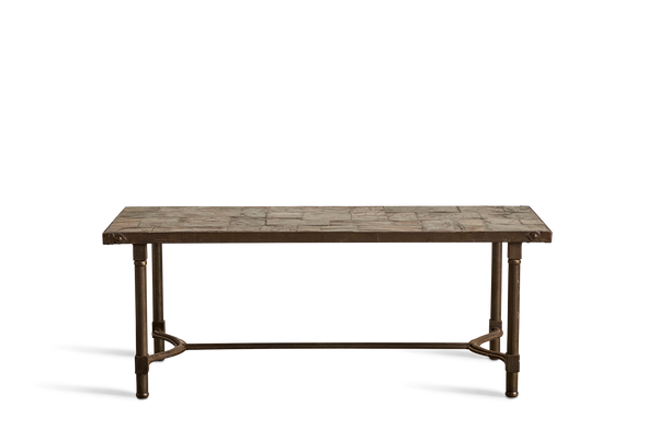 Slate & Iron Coffee Table (LA)