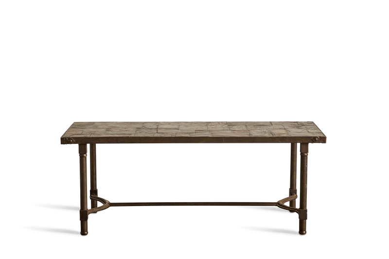 Slate & Iron Coffee Table (LA)