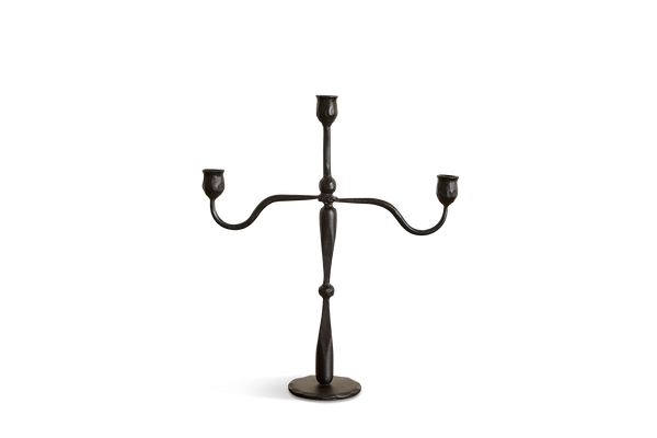 Nickey Kehoe Forged Iron Candelabra