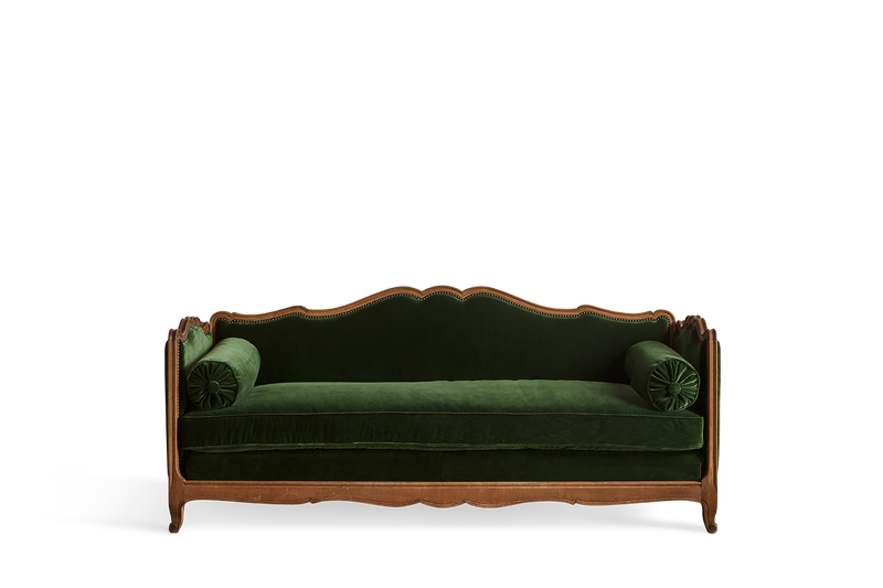 19th Century Velvet Sofa (NYC)