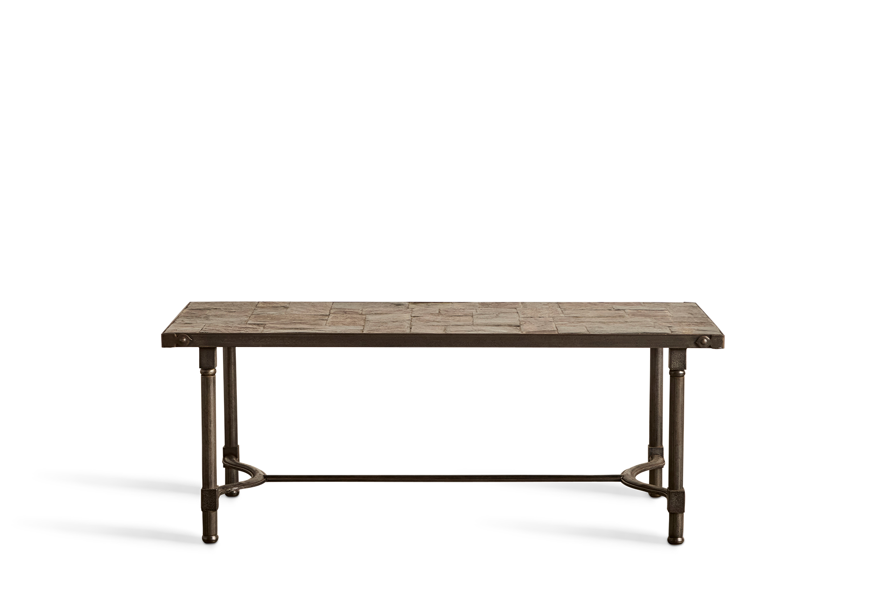 Slate & Iron Coffee Table (LA)