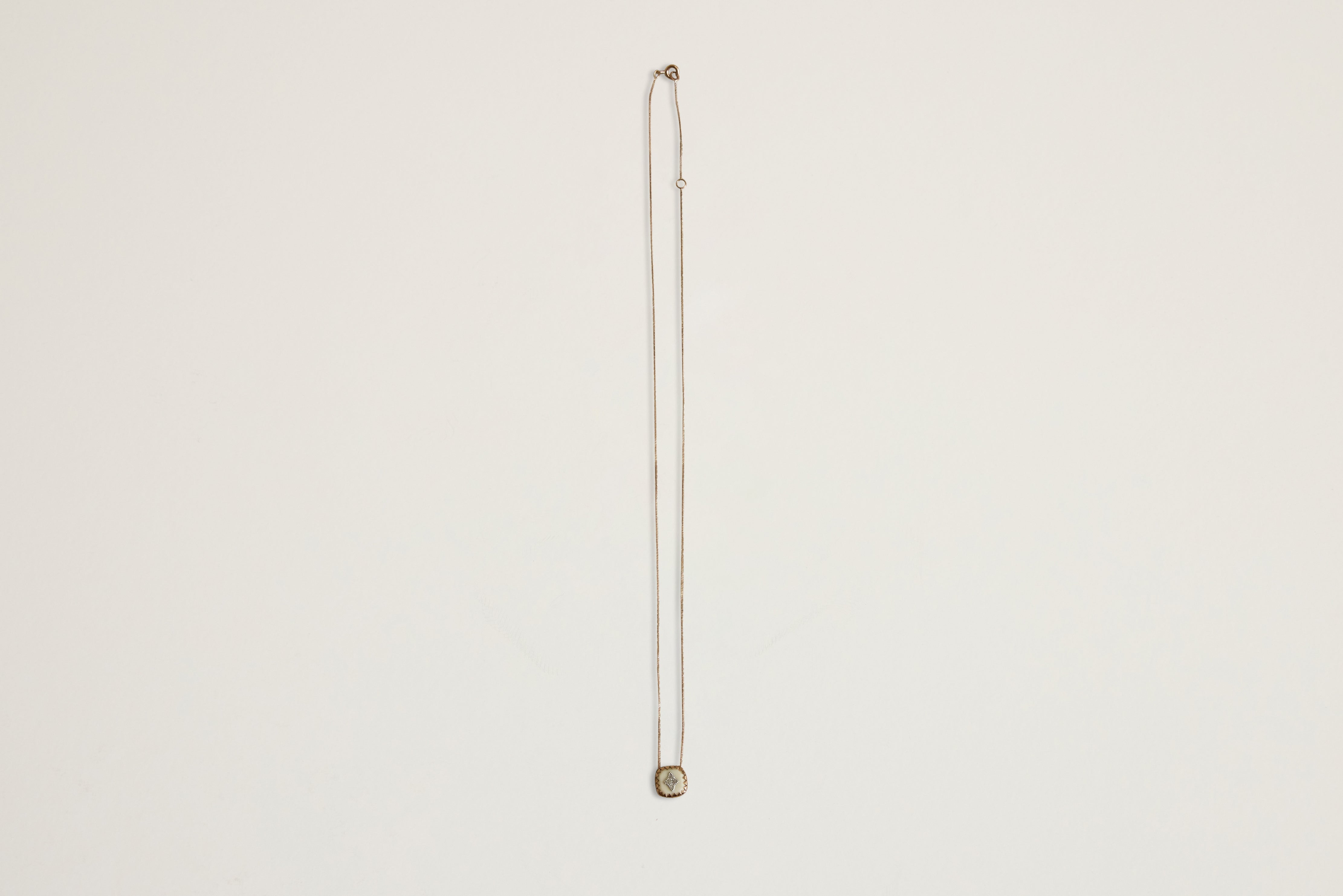 Pierrot N°2 Necklace, Blanc