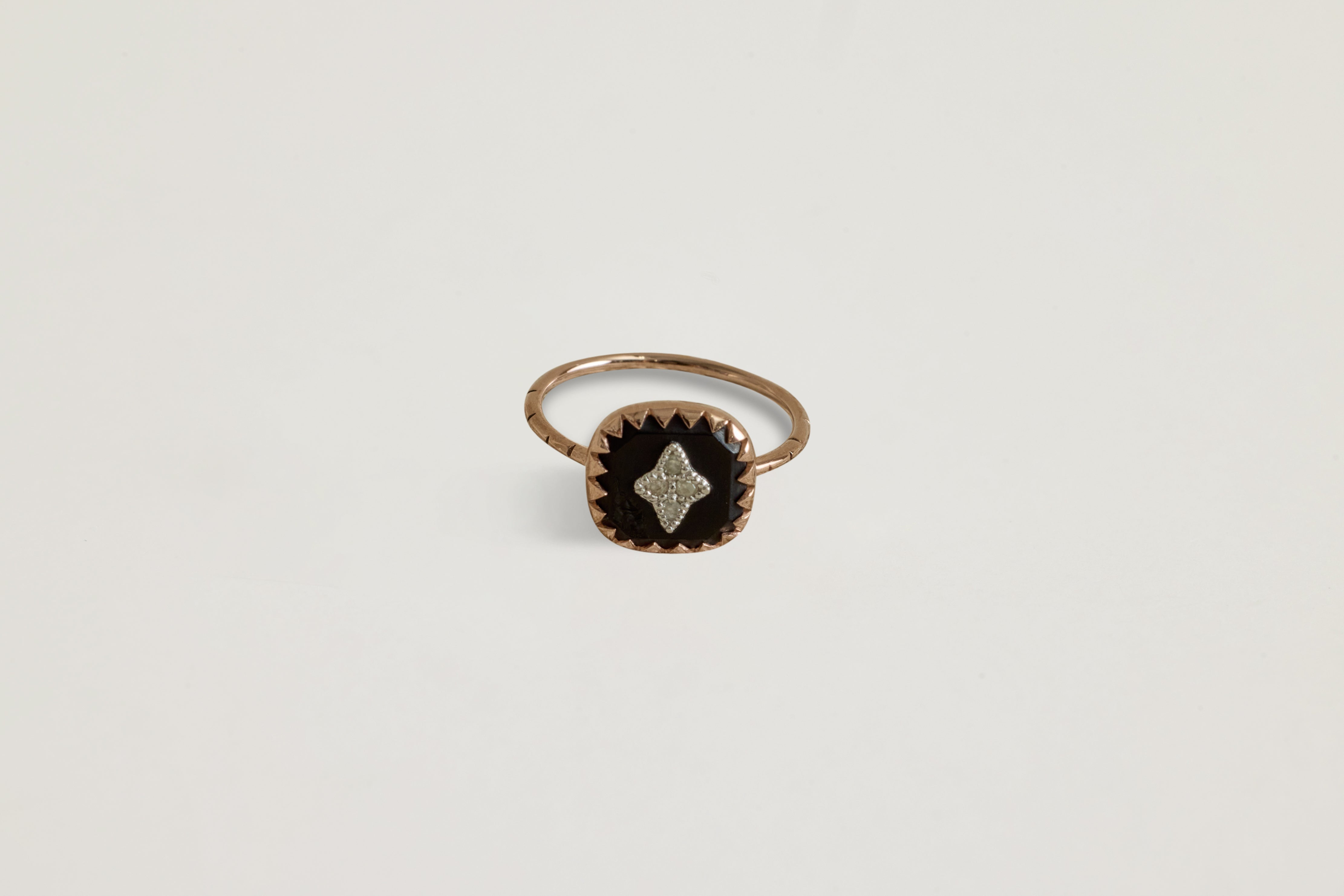 Pierrot Ring, Noir (Size 52)
