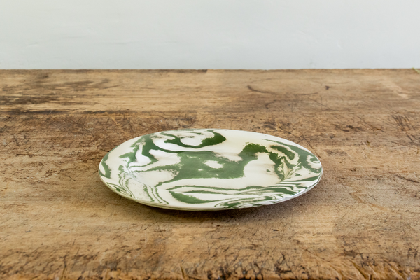 Totem Home, Vert Marbled Plate