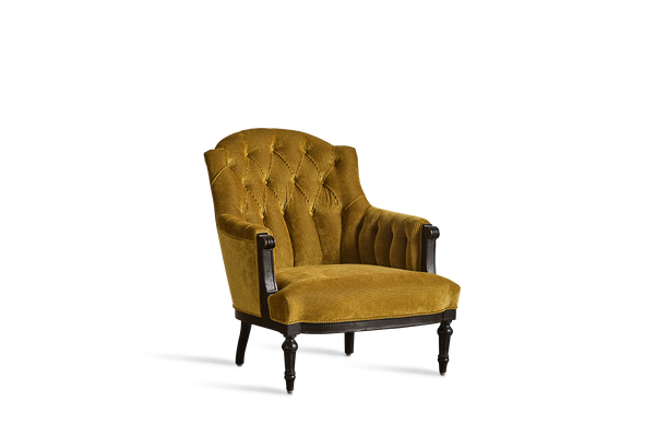 Corduroy Tufted Armchair (LA)