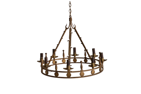 French Iron Chandelier (LA)