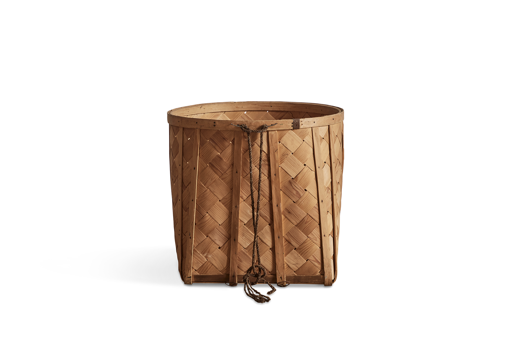 Large Splint Wood Basket