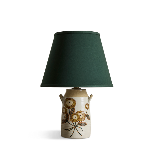 密織小花✳︎60×103✳︎繊細フラワー柄　カーキベージュ　トルコヴィンテージラグ Ranunculus Table Lamp in Ochre – Nickey Kehoe