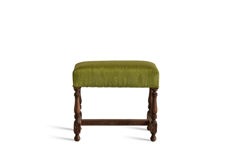 Moire Upholstered Stool (LA)