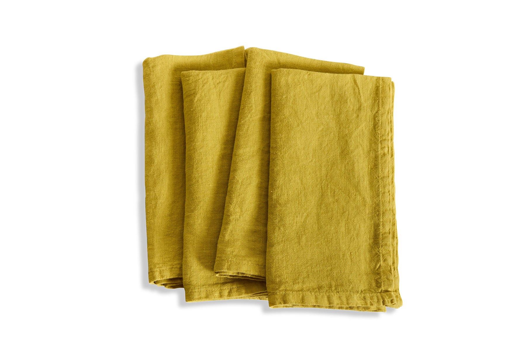 Once Milano Linen Napkins, Citron