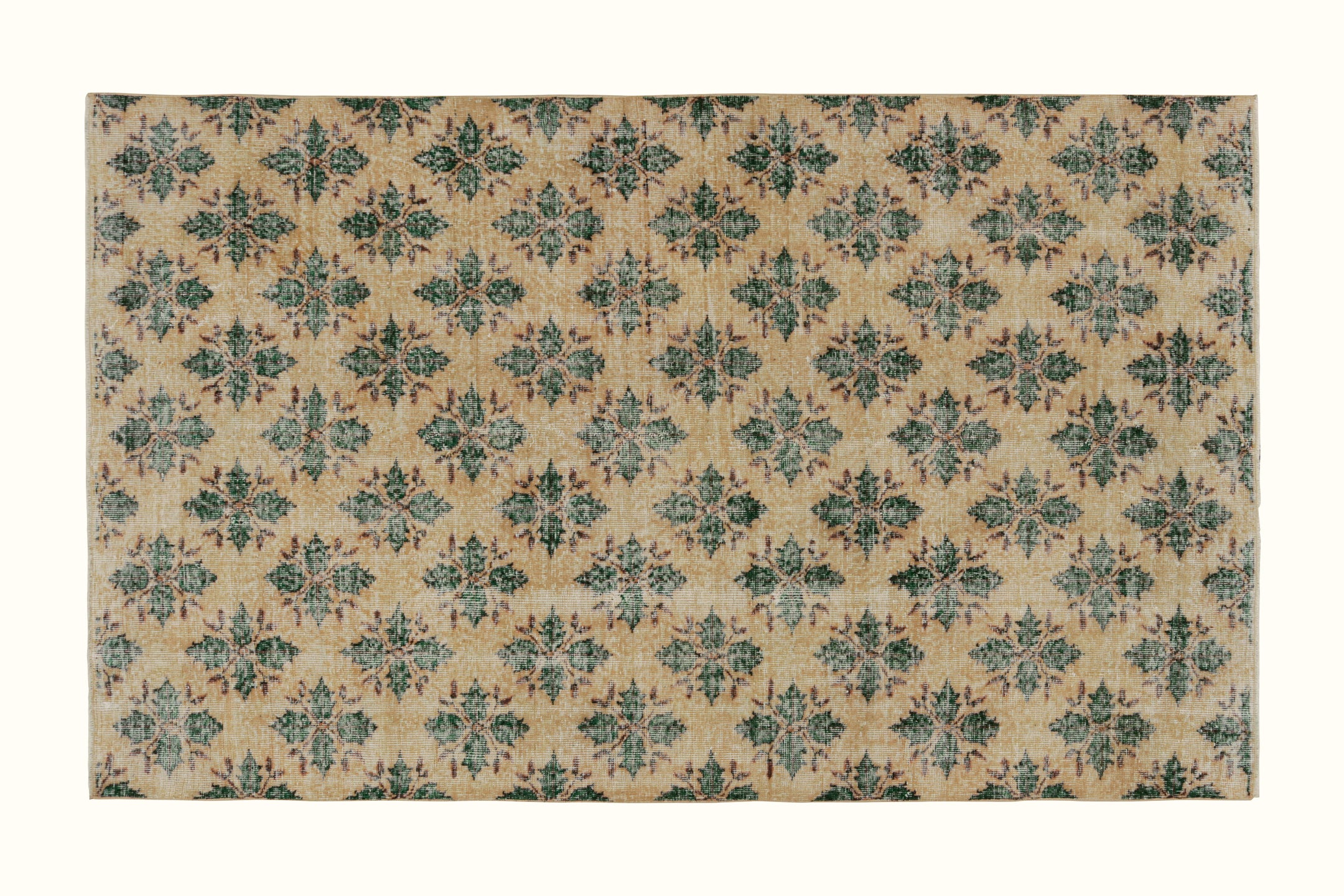 Turkish Geometric Floral Rug 5’3 x 8’9 (LA)