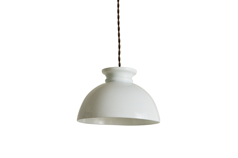 Milk Glass Pendant