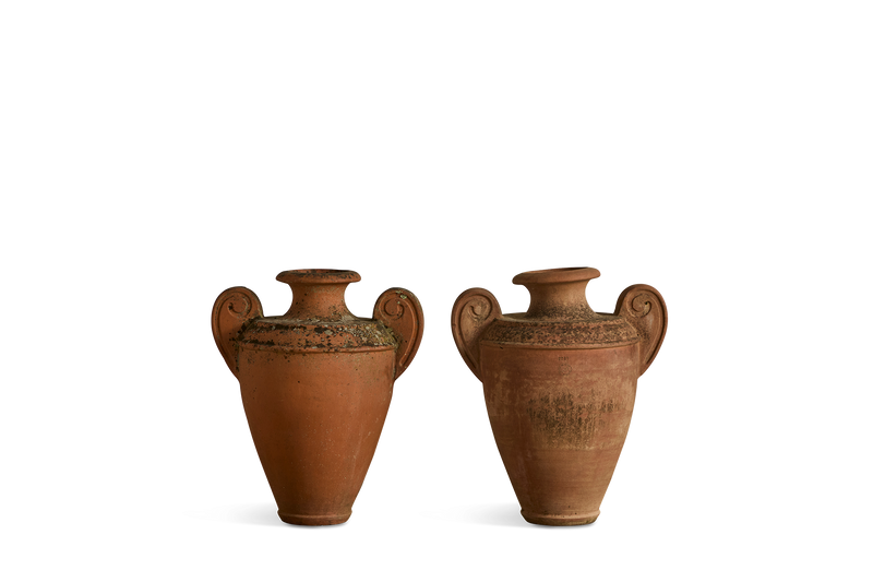 Pair of Terracotta Urns