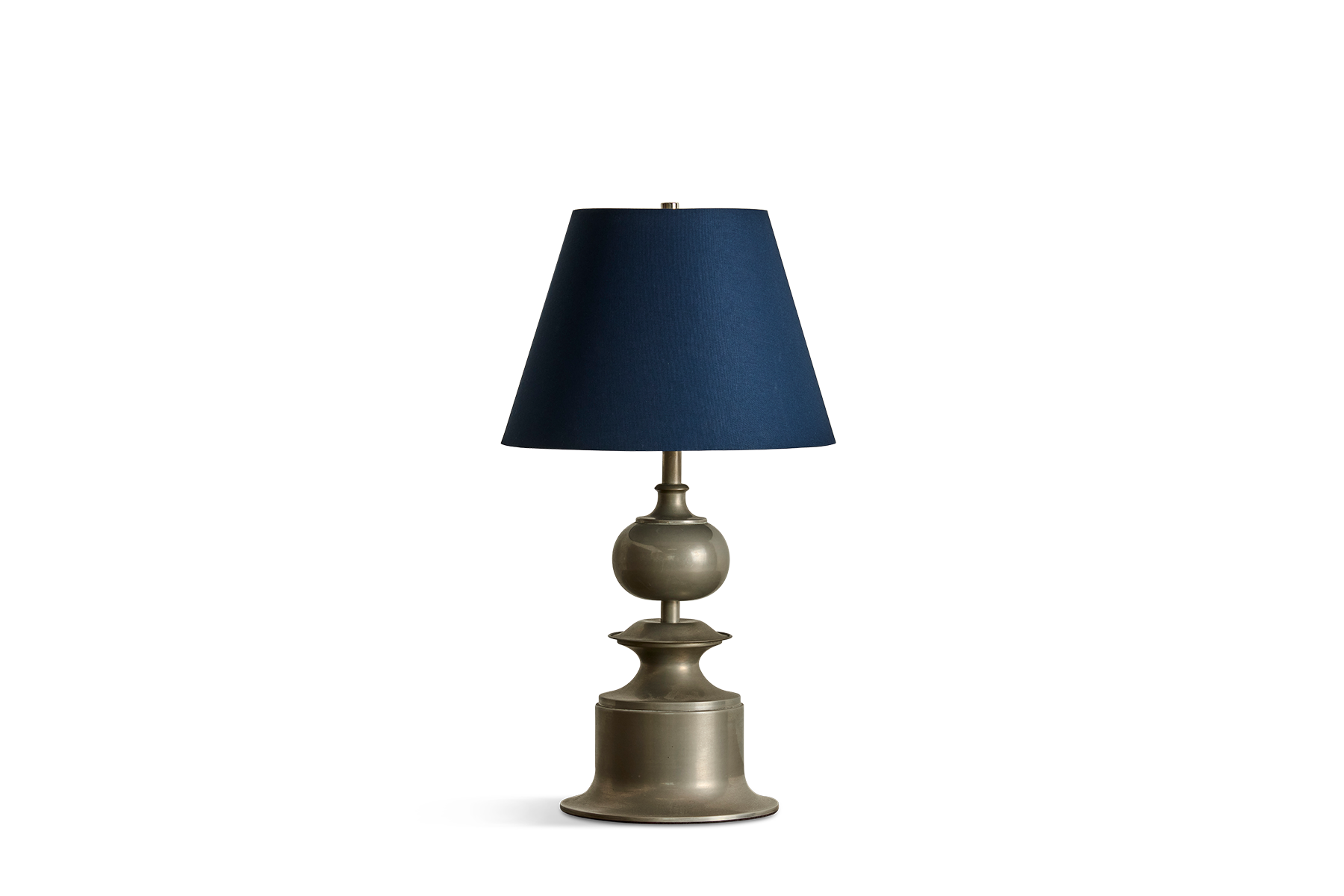 Pair of Nickel Table Lamps (LA)