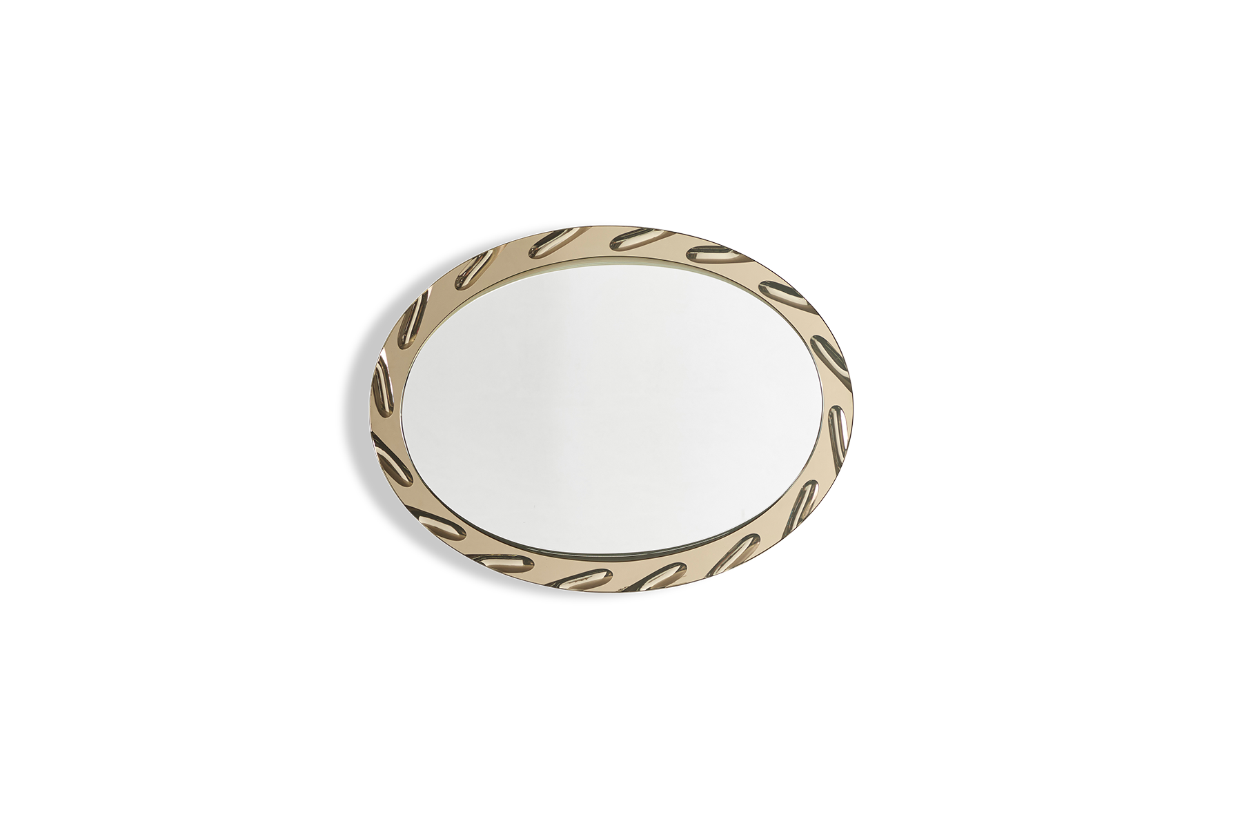 Champagne Oval Mirror (LA)