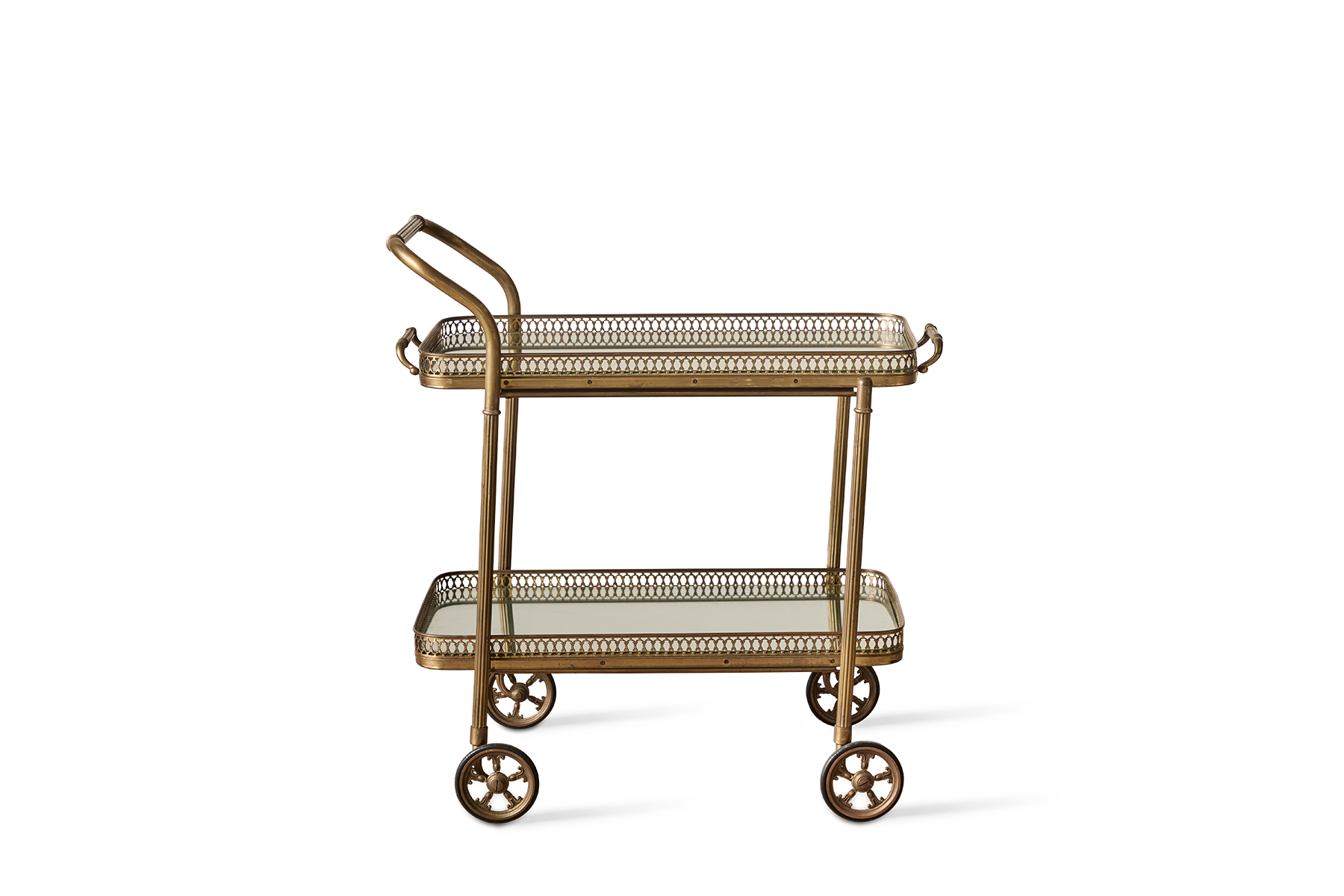 Italian Brass Bar Cart (LA)