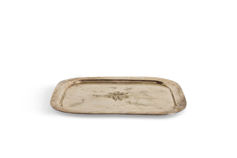 French Silver Plated Tray