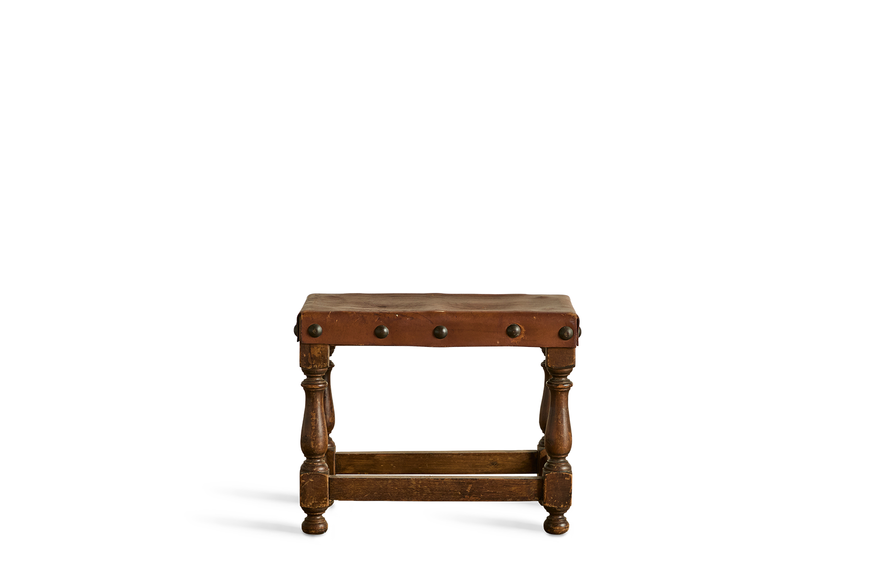 Spanish Leather Stool (LA)