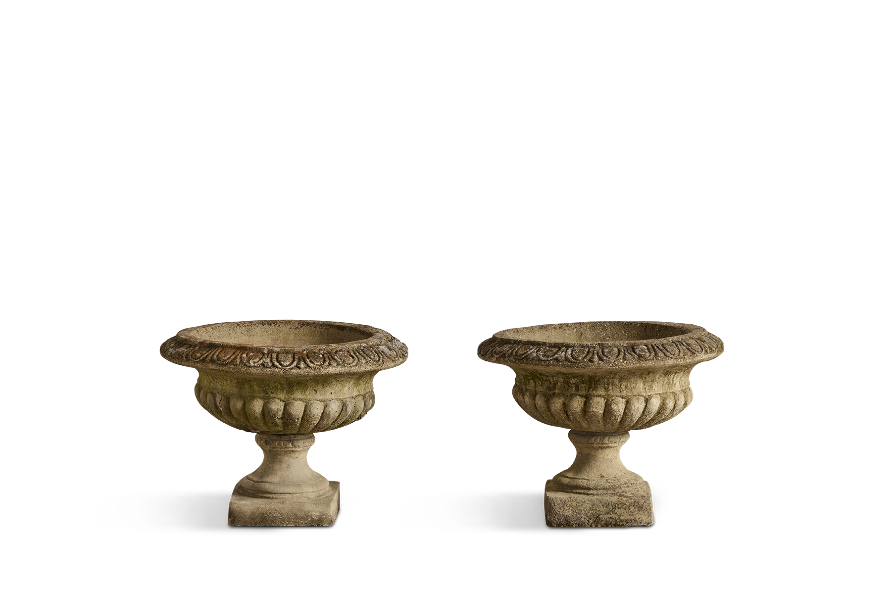 Pair of Concrete Urns (LA)