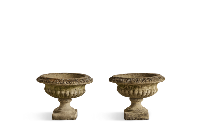 Pair of Concrete Urns (LA)