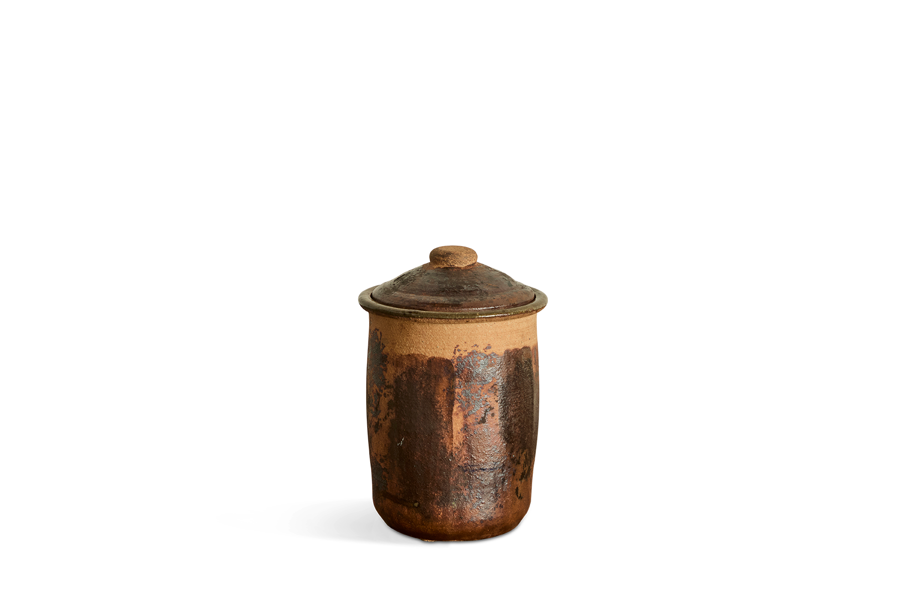 Raku Lidded Jar (LA)