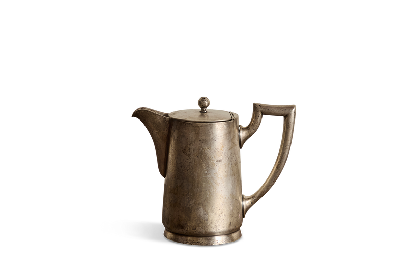 Large Hotel Silver Teapot