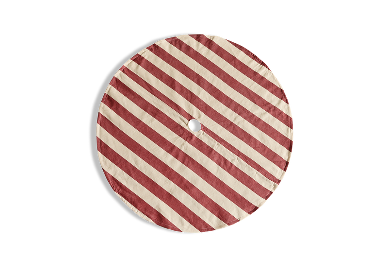 Nickey Kehoe Tree Skirt, Red Stripe