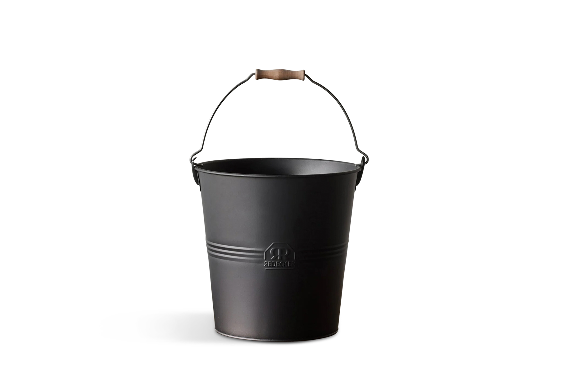 Black Metal Bucket (Multiple Sizes)